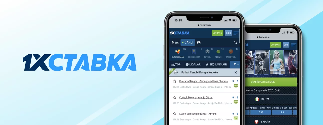 1xStavka mobil site versiyası və ya app?