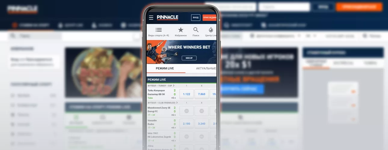 Букмекерская контора Pinnacle