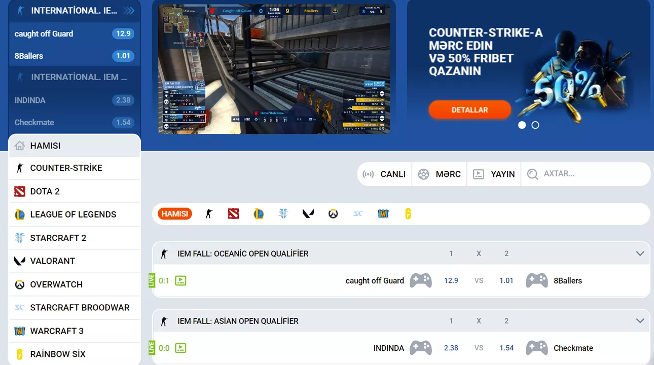 Mosbet Azərbaycan kiber idman